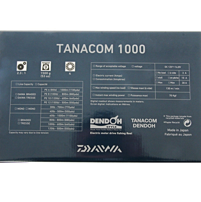 Daiwa Tanacom 1000 (U) Power Assist Electric Reel