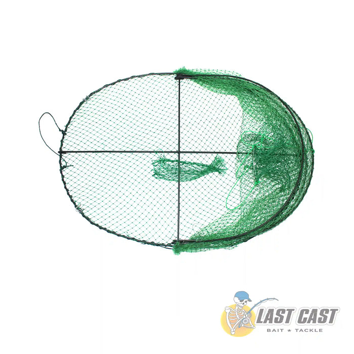Sea Harvester Collapsible Opera House Net Bait Trap Top View Collapsed