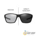 Addiction Outdoors Polarised Photochronic Sunglasses Grey Front View