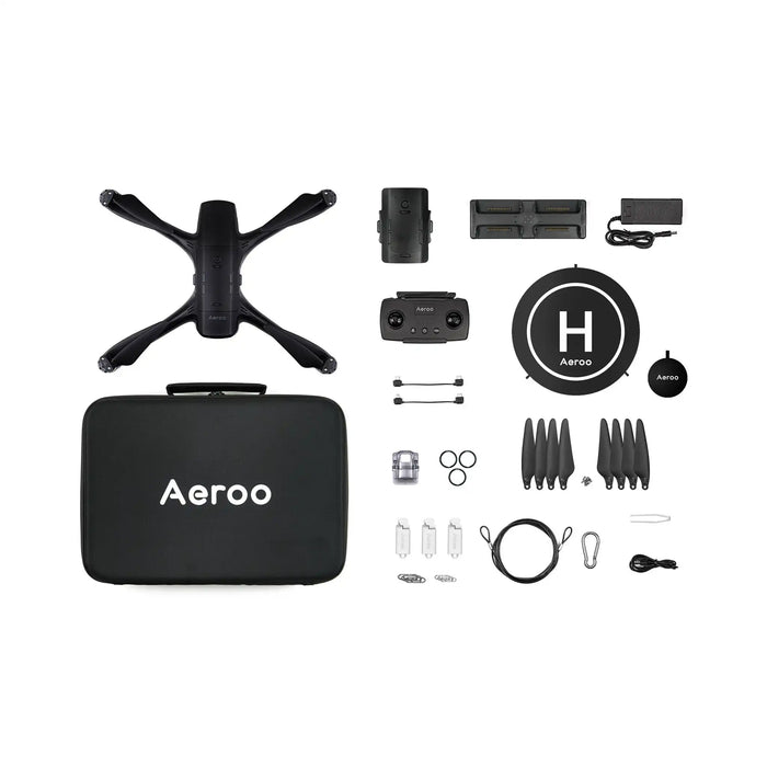 Aeroo Pro Drone Combo Kit with extra AI Battery and Multi-Station Charger