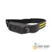 COB Rechargeable Headlamp 350 Lumens Angle Right Buttons Closeup