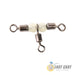 Crossline Rolling Swivel with Pearl Beads Size 3x4