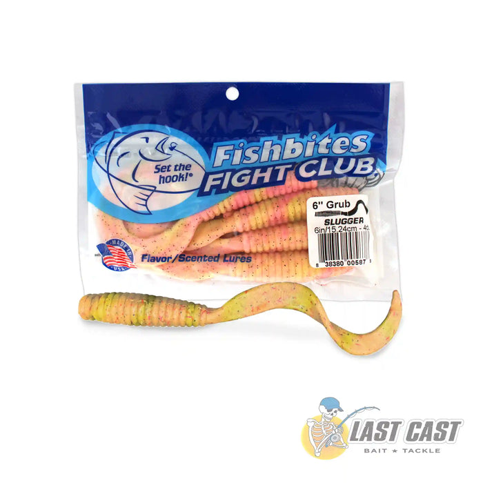 Dirty Boxer Curly Tail 6in Slugger in Packaging with grub