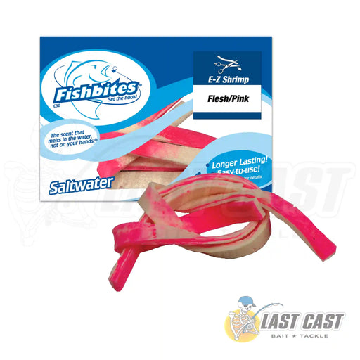 E-Z Shrimp Flesh-Pink Fishbites 2 in pack with synthetic bait
