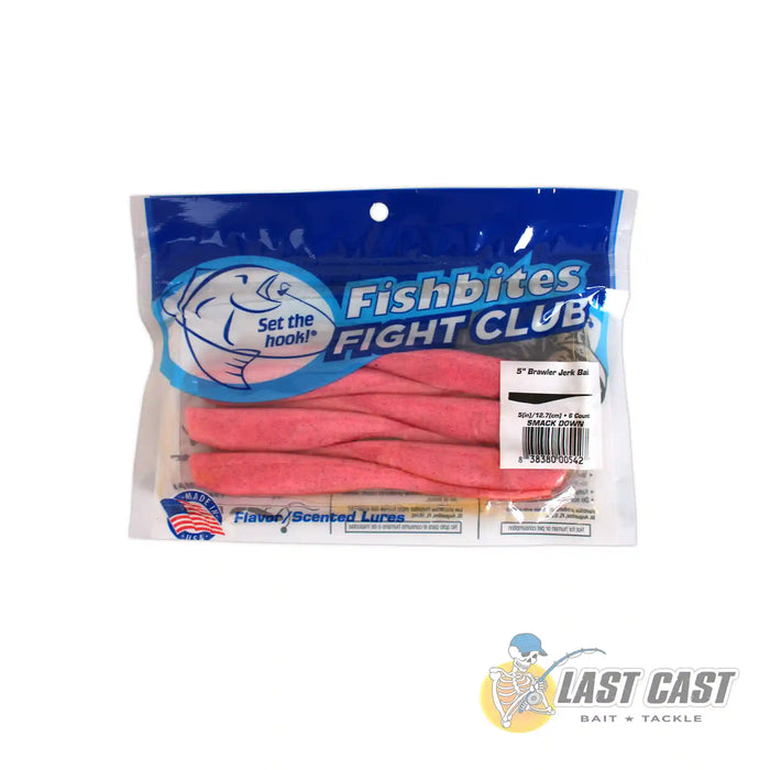 Fishbites Fight Club Lures - 4” Butt Kicker Paddle Tail Baits With Scent Technology (6-Pack)