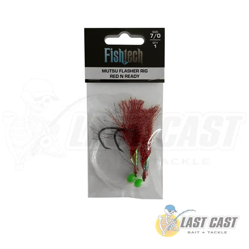 Fishtech Mutsu Flasher Rig Red n Ready 7/0