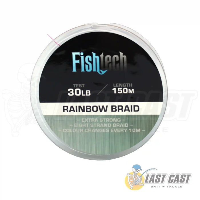 Fish Tech Braid FISHTECH - RAINBOW BRAID — Last Cast Bait and Tackle