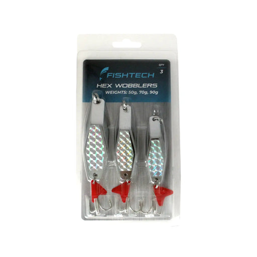 Fishtech Hex Wobblers Value 3-Pack Heavy