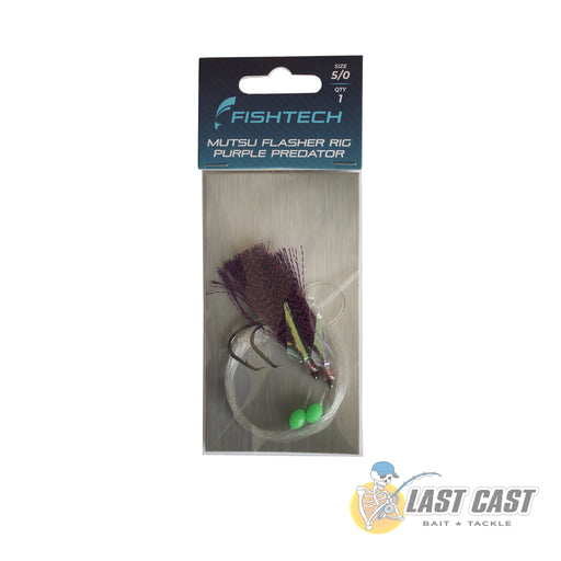 Fishtech Mutsu Flasher Rig Purple Predator 5/0