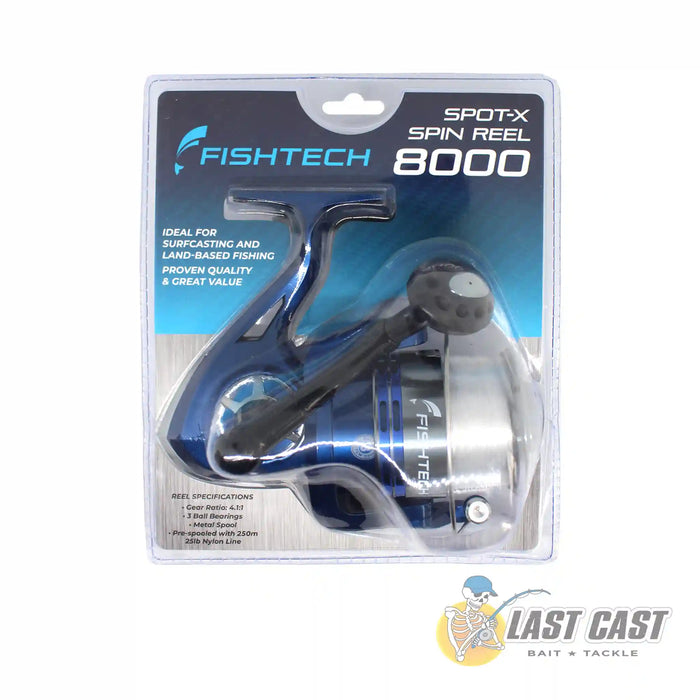 Fishtech Spot-X 8000 Spinning Reel in Packaging
