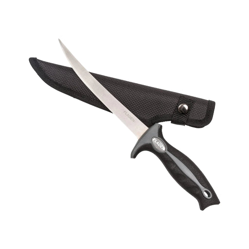 Fladen Filleting Fishing Knife with Stainless Steel Blade and Sheath 18cm