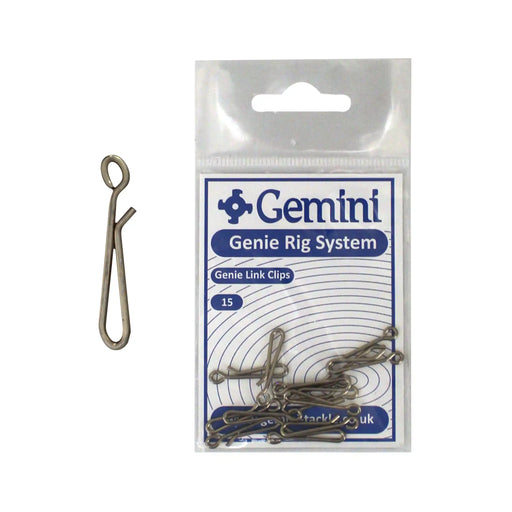Pack of Gemini Genie Rig System link clips on a white background
