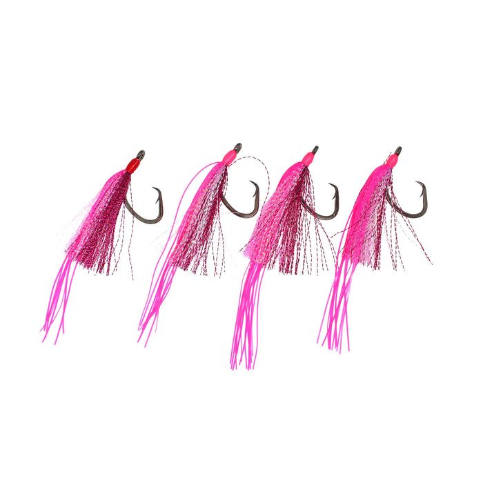HB Slayers Flasher Hooks Pinky Slayers 4 Hooks