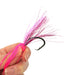 HB Slayers Flasher Hooks Pinky Slayers held in Hand