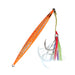 JC Jigs Electric Koheru Rattle Jigs 200g Orange Top View
