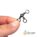 Jiggle Lure Crossline Swivel 2/0 held in hand