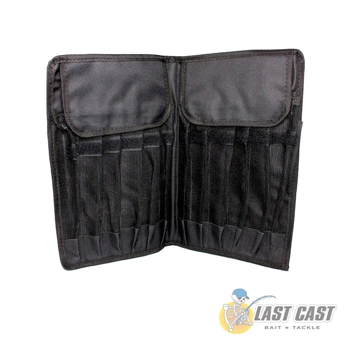 Jiggle Lure Jig Bag With 12 Pockets Open Vertical