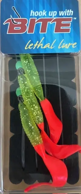 Bite - Lethal Lure Ledger Rig Chartreuse — Last Cast Bait and Tackle