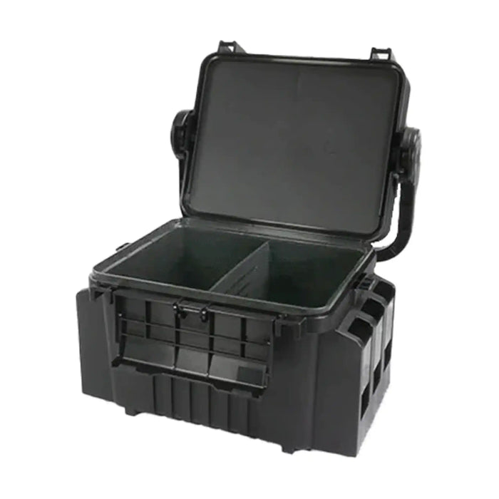 Meiho Tackle Box Versus VS-7055N with open lid and multiple compartments