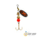 Mepps Black Fury Silver Treble Spinner Lure No1 Orange