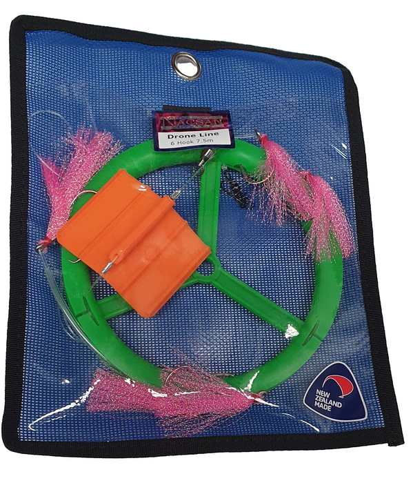 NACSAN DRONE LONGLINE 6 HOOK WITH ASTRO RISER — Last Cast Bait and Tackle