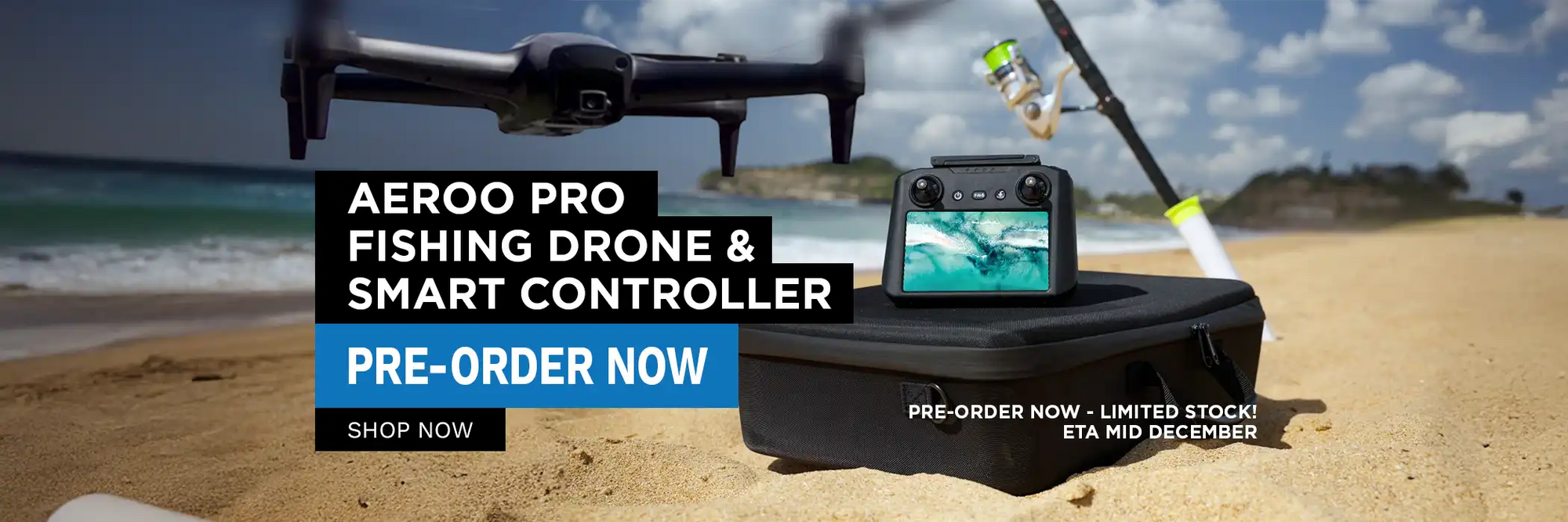 Aeroo Pro Fishing Drone with Smart Controller