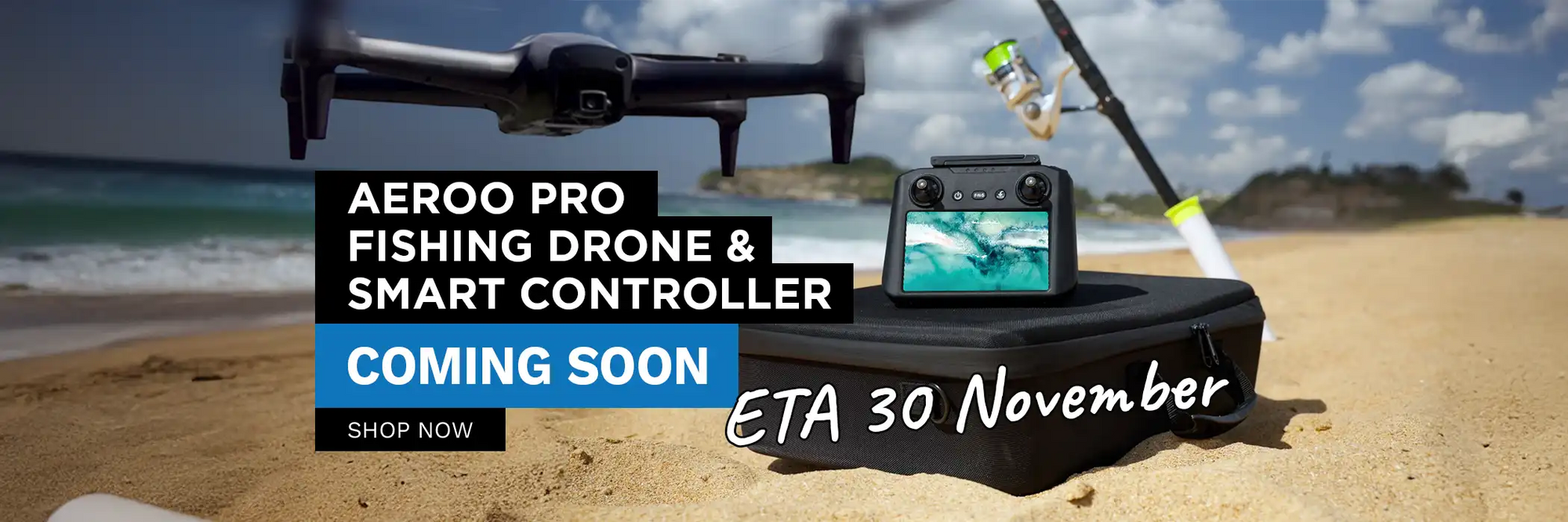 New Aeroo Pro Fishing Drone Smart Controller Coming Soon
