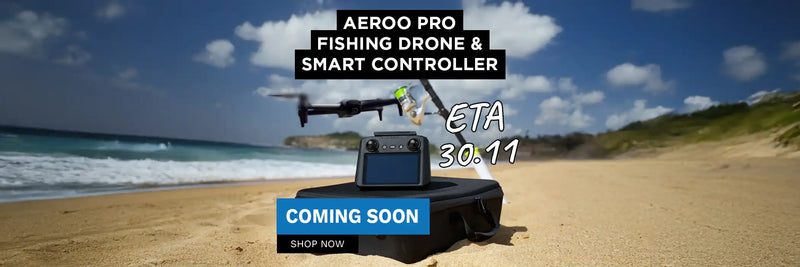New Aeroo Pro Fishing Drone Smart Controller Coming Soon