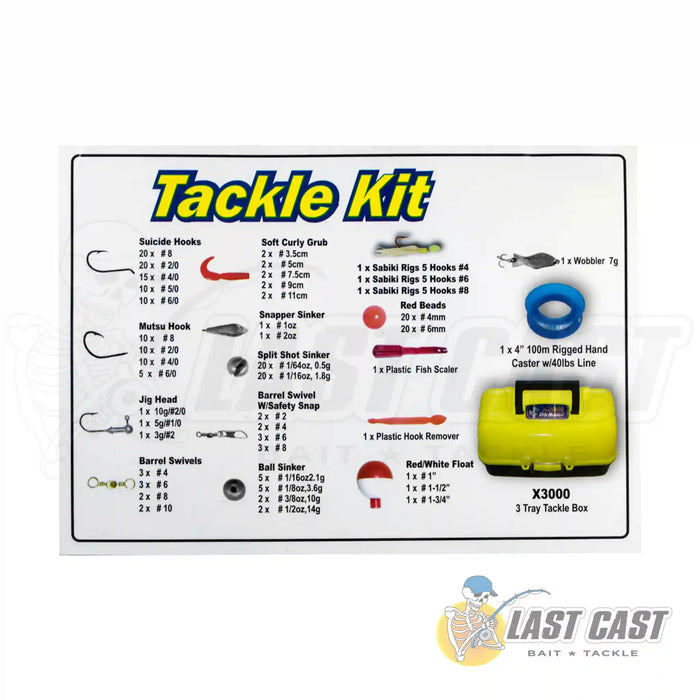 PRO HUNTER - 500 PIECE FISHING TACKLE KIT