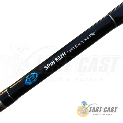 Sea Harvester Spin Rod Combo 6Ft 6In 8-10kg 2Pce Specs Closeup