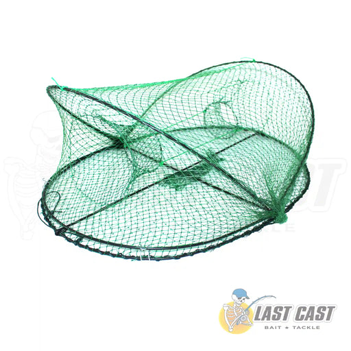 Sea Harvester Collapsible Opera House Net Bait Trap Front Angle Showing Opening