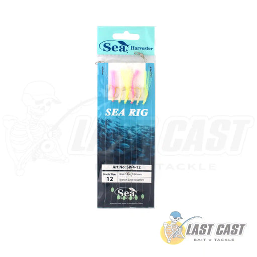 Sea Harvester Sabiki Rig #12 6 hooks in Packaging