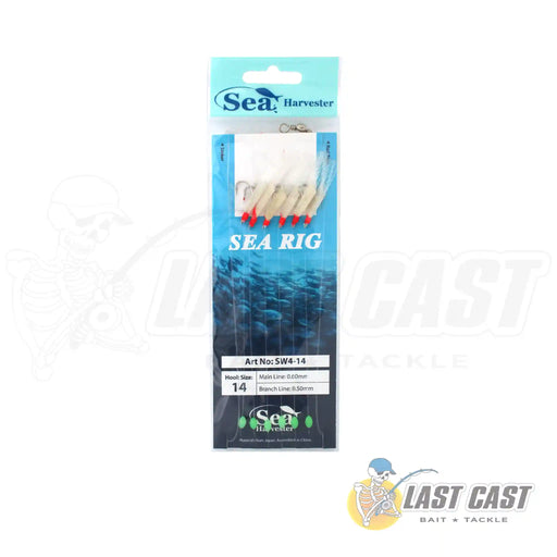 Sea Harvester Sabiki Rig #14 6 hooks in Packaging