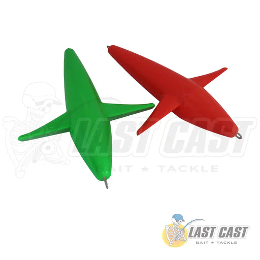 Sea Harvester Trolling Bird Teaser 23cm Front Right Angle Orange and Green