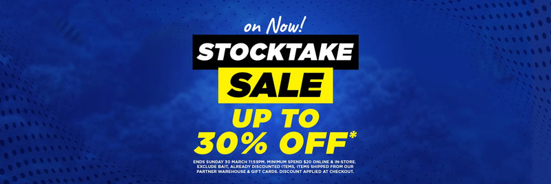 Stocktake Sale on Now