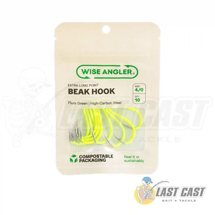 Mustad Beak Bait Hook - 3X Strong Skipjack Bend | Size 4/0 Saltwater Fishing Hook - View #9