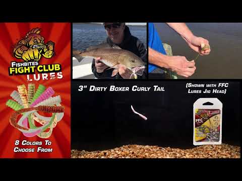 dirty boxer fish bites FishBites Fight Club Curly Tail Fishbites Fight Club Lures -