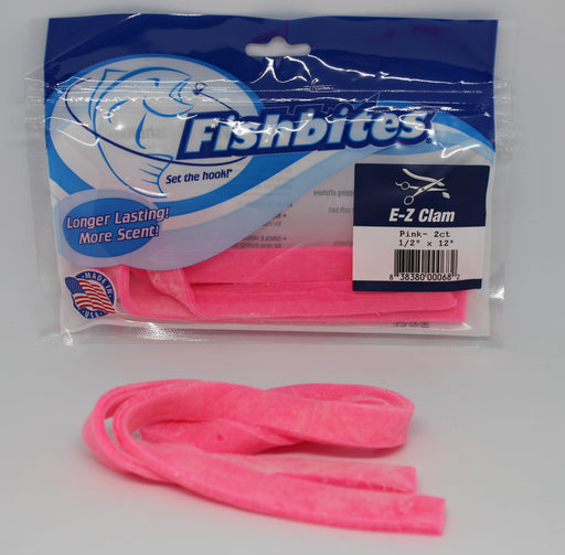 FISHBITES - E-Z - CLAM - PINK — Last Cast Bait and Tackle