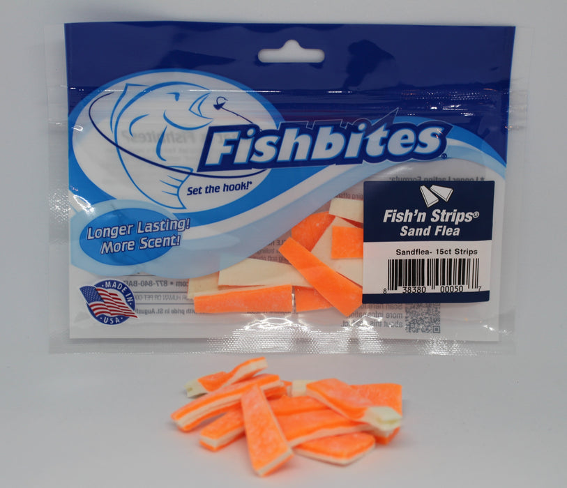 FISHBITES - FISH N STRIPS - SAND FLEA