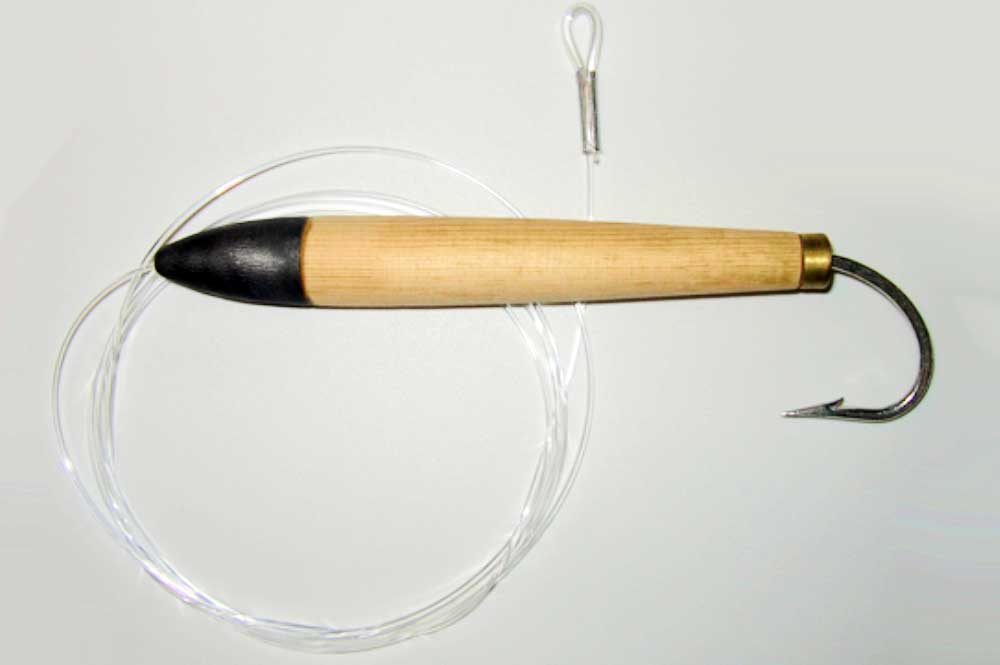 HOOKER - CEDAR PLUG 200LB MONO 6” — Last Cast Bait and Tackle