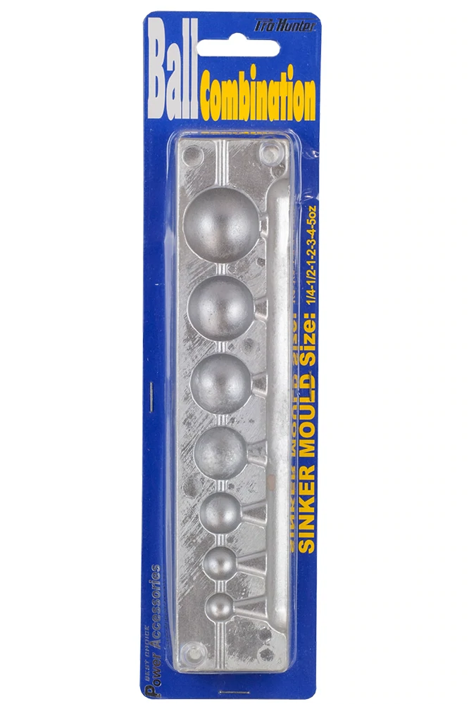 PRO HUNTER - BALL SINKER MOLD COMBO OF 7 FROM 1/4oz TO 6oz — Last