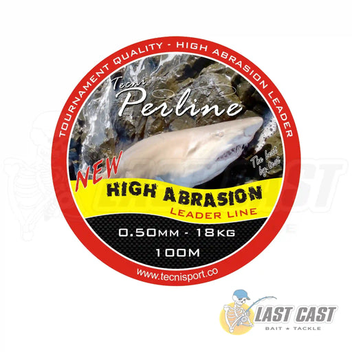 Perline High Abrasion Leader Line Trace Green 18kg 100m