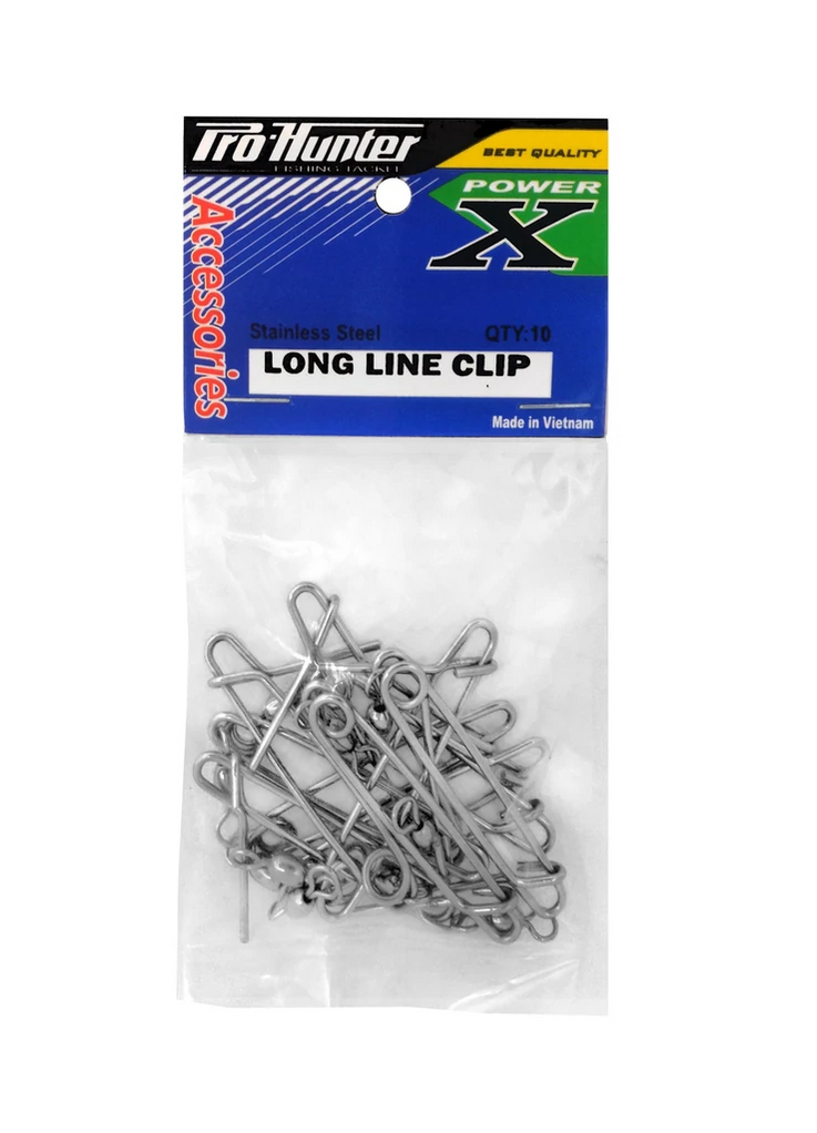 Long Line Clips PRO HUNTER - LONGLINE CLIPS 10 per pack — Last Cast Bait and Tackle